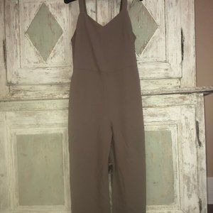 Everlane khaki brown crop jumpsuit Size 2